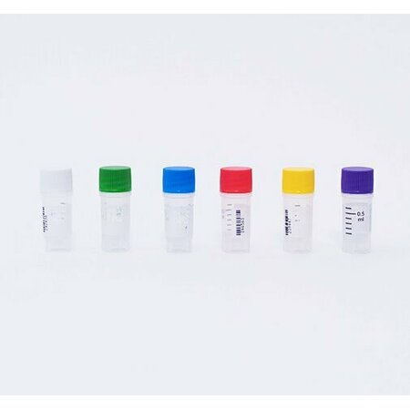 BIOX CODED CRYOVIAL, 0.5ML, YELLOW, 1000PK BX88-6054